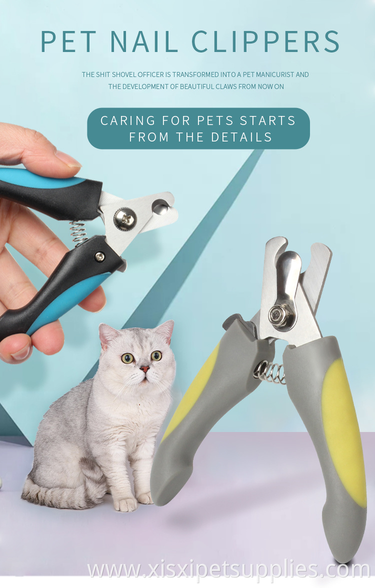 Factory Wholesale Multicolor Quality Cat Nail Cutter Pet Dog Nail Clipper With Safety Guard